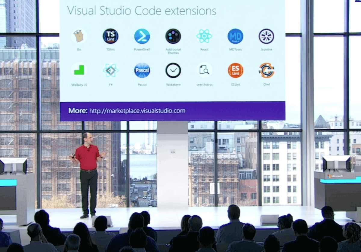ArtemGovorov's tweet photo. Proud to see our tool's logo so close to @scottgu, friend suggested we now need a Red Shirt edition of wallaby.js :) https://t.co/nVY9n6CdQ8