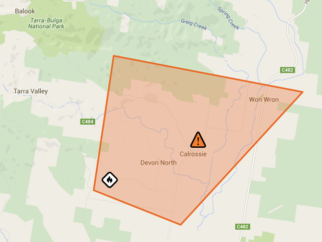 vicemergency's tweet photo. #DevonNorth fire contained. Monitor https://t.co/FeB4eqy1R9 as hot and windy weather expected. #VicFires https://t.co/y3I54TFYUE