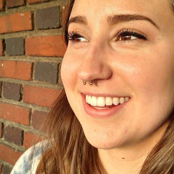 BlackHoleReno's tweet photo. Beautiful fresh septum piercing by Miss Taryn adorned with a yellow gold circular barbell from BVLA. #bvla #bodyvis… https://t.co/wSnGGwZFvI