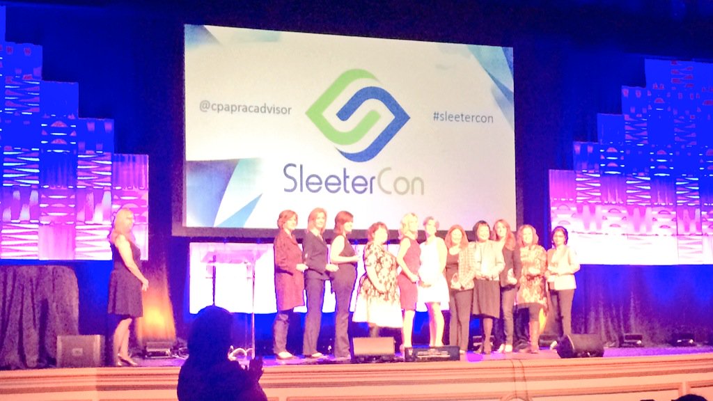 RealCreativeKim's tweet image. Congrats to all the @cpapracadvisor 2015 Most Powerful Women! #SleeterCon