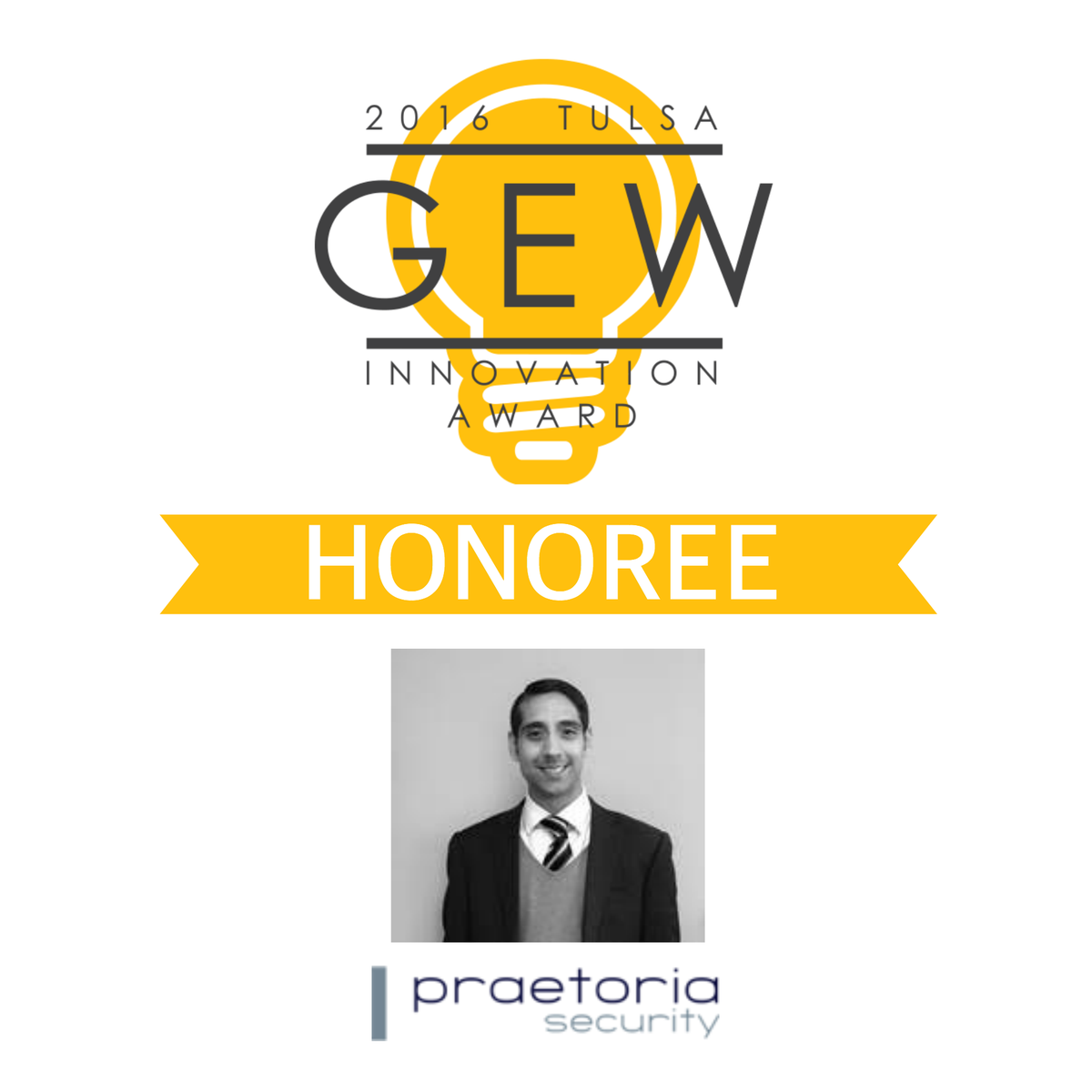 .<a href="/PraetoriaGroup/">Praetoria Security</a> a contract security services firm is one of 13 #TulsaGEW Innovation Award Honorees. #Startup918