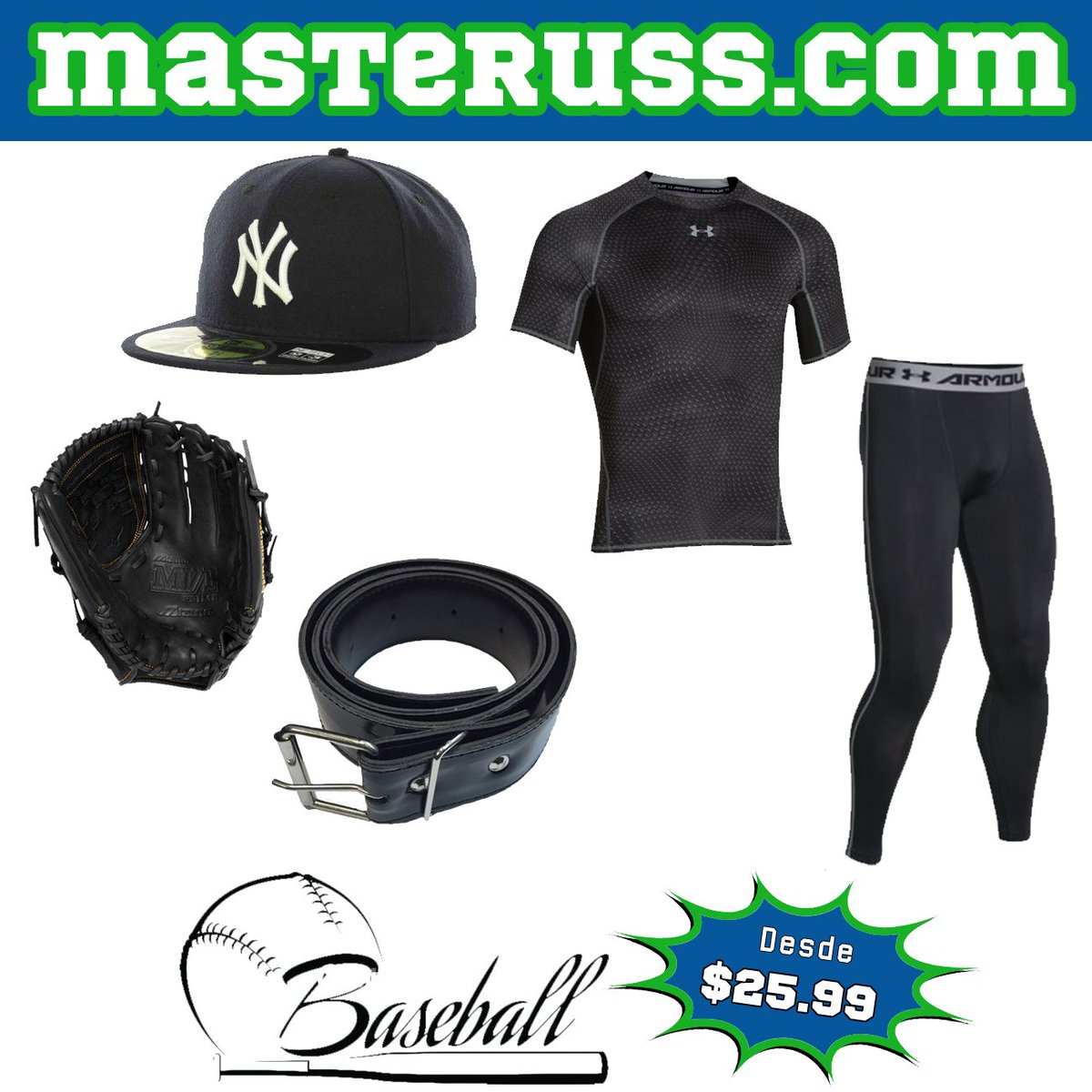 MasterussCom's tweet image. ¡Combo para los #Beisbolistas a precios de locura con #Masteruss ! -&amp;gt; ow.ly/U3qBx
