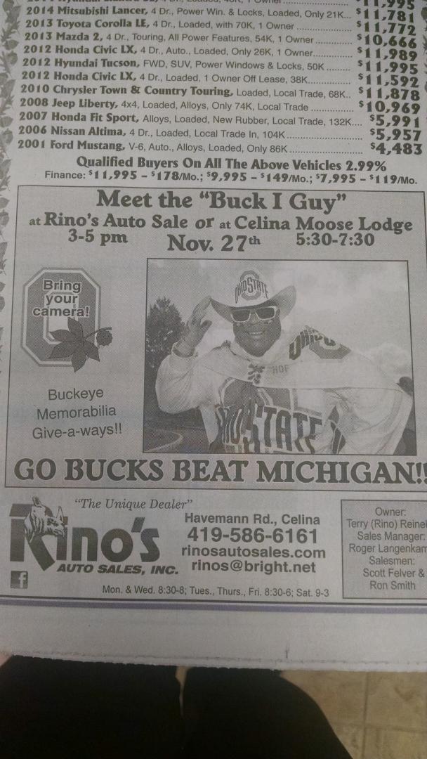 rstUCke1's tweet image. Meet @Kirk_Barton favorite fan next week in Celina. #NotGoing