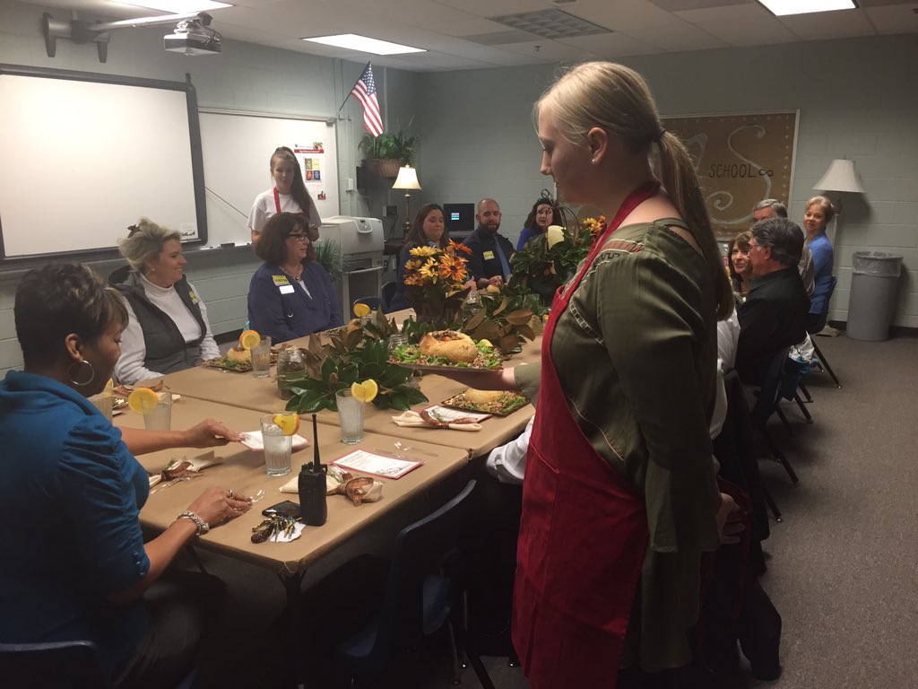 Great day at Lovinggood MS celebrating their strong relationships with community businesses!