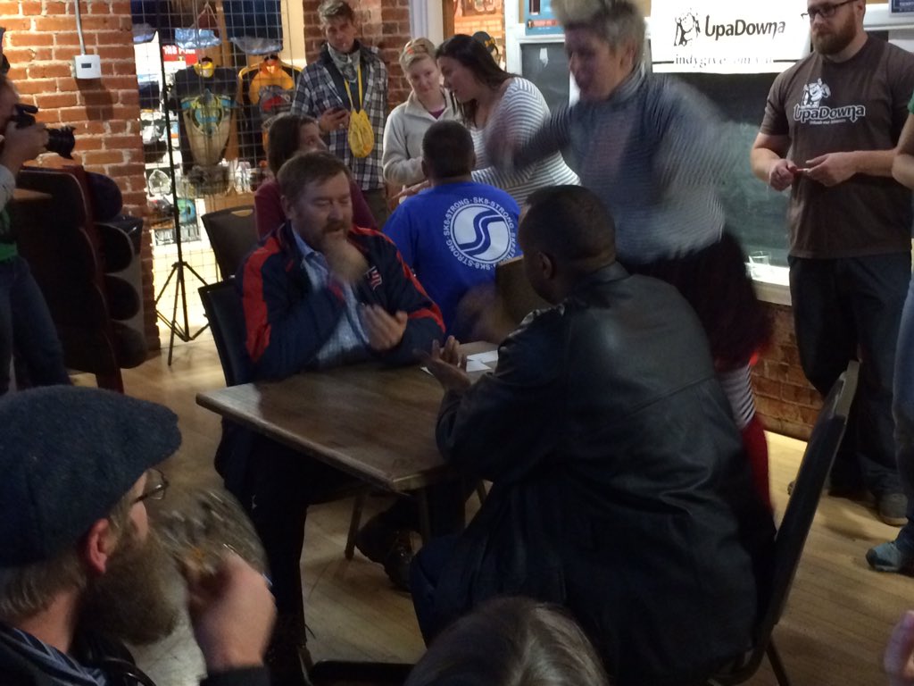 ConnectCos's tweet photo. Rock Paper Scissors Tournament for @indygive @UpaDowna @Sk8_Strong @CarrieSimison @csindependent #ConnectCOS https://t.co/4YNKxAqxKw