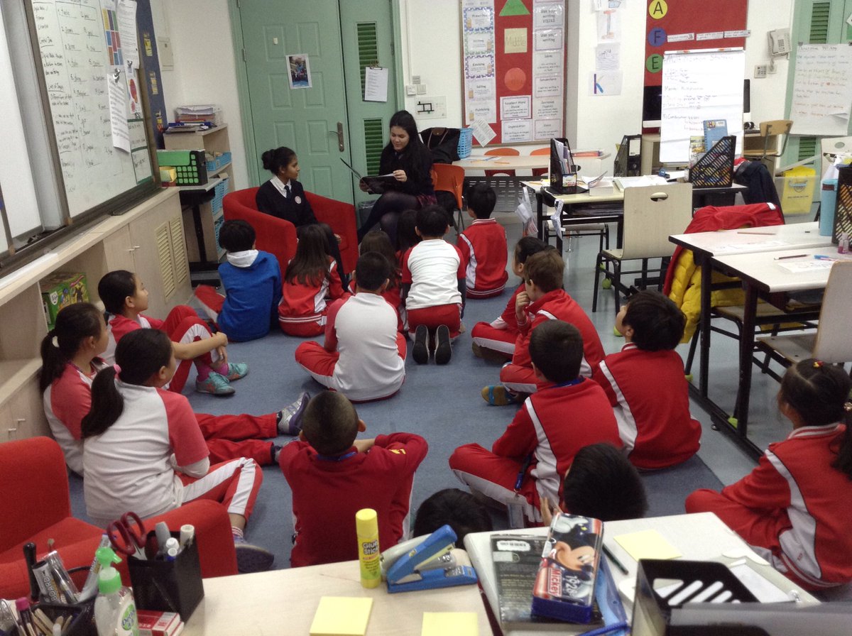 CISBG4R's tweet photo. Reading time is the greatest time at #CISB St. Mildred's students read to @CISBG4R  #CISBcats https://t.co/20gkWRc7Aw