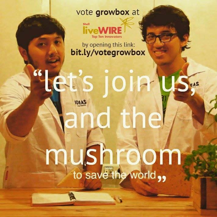 Hai <a href="/infobandung/">infobandung</a> dukung Growbox di laga internasional <a href="/LiveWIREIntl/">Shell LiveWire International</a> yuk dgn VOTE kita d bit.ly/votegrowbox :)