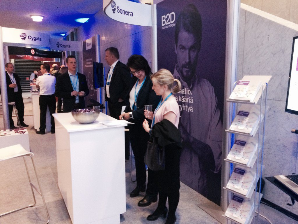 JariJarinurmi's tweet image. #CiscoConnectFI #SoneraB2D Sonera valmiina palvelemaan!