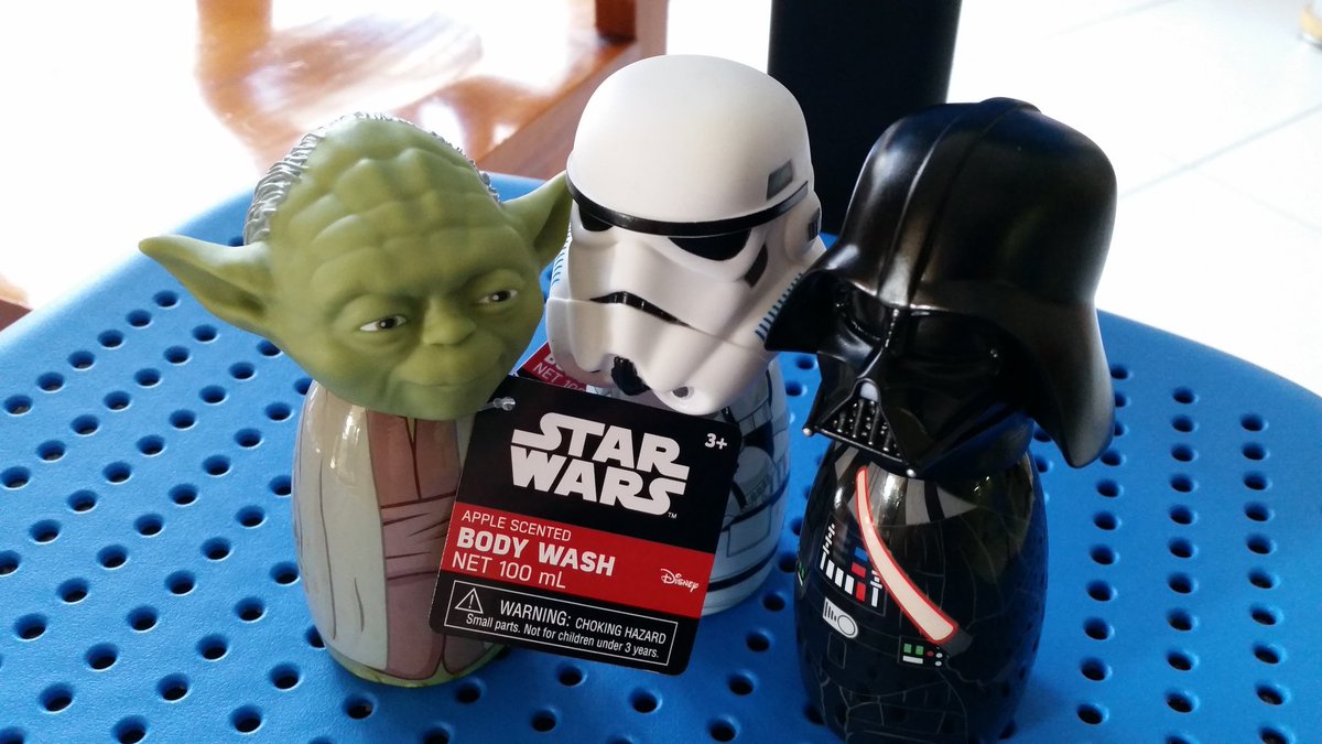 First_OfHerName's tweet image. This is why I can't be trusted with money. #bathtimeessentials #starwars