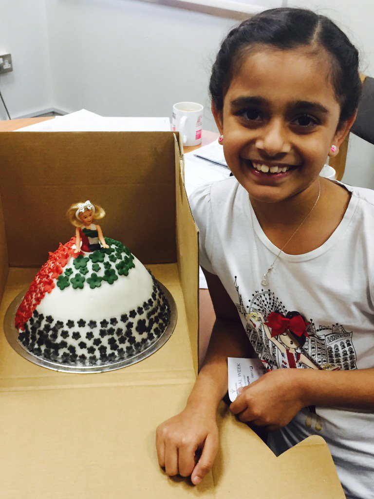 We really have talented pupils at DBS. Amazing! I bet you've never had a cake that looks like you before Ms Goddard