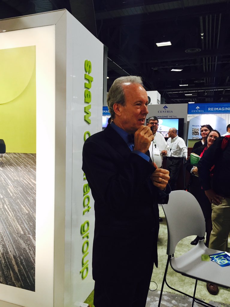 stacyC2C's tweet photo. .@ShawContract thank you for hosting #C2Ccatalyst meet up today @Greenbuild. @billmcdonough = perfect inspiration! https://t.co/gSTsBbGSiG