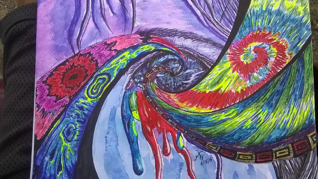 When I tried using permanent markers to color 😊