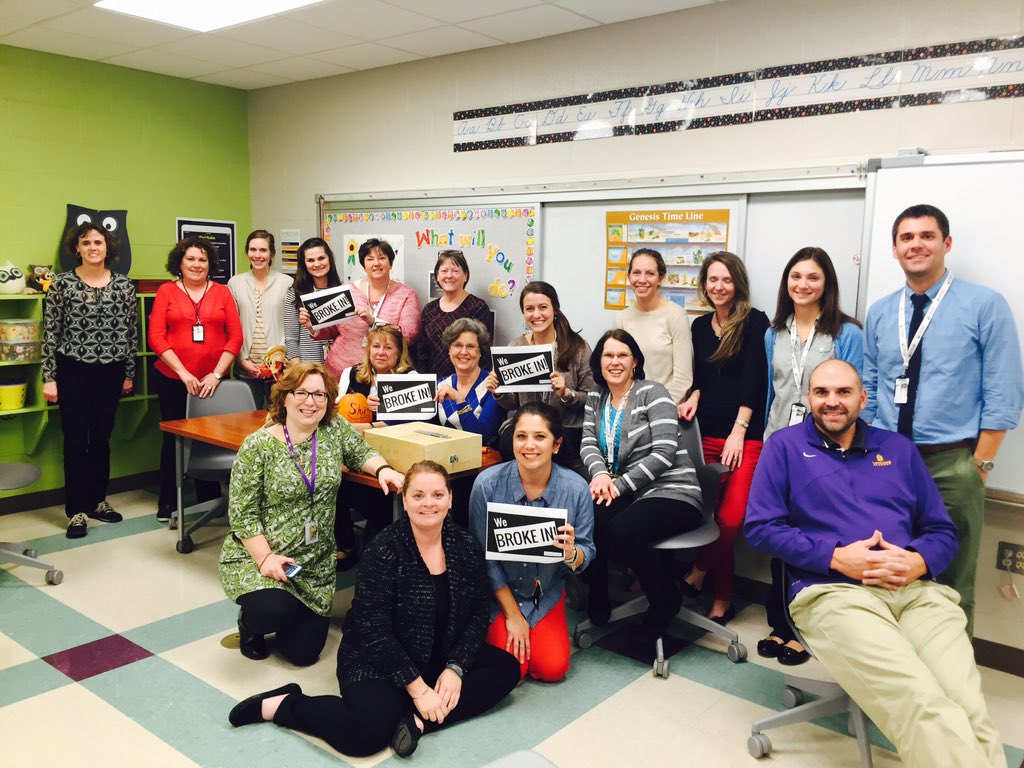 LipscombTech's tweet photo. The @LipscombAcademy teachers tried @breakoutEDU today! 🔍🗳🔓THEY BROKE IN!! We can't wait to use it w/ our students! https://t.co/BvRX5Y8amB