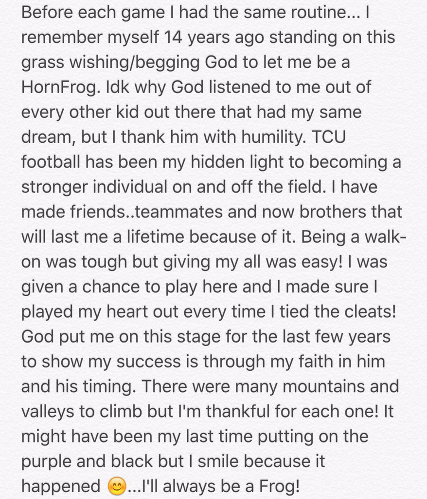 JDoc_son's tweet image. Thank you TCU #Godislove