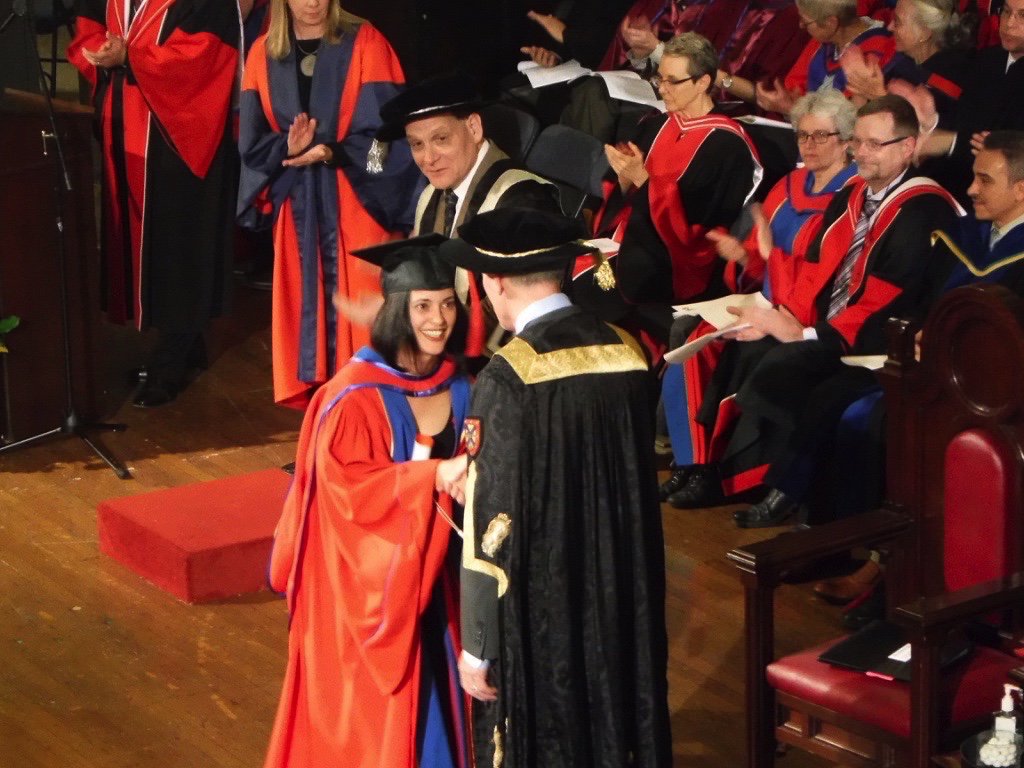 DubinskyKaren's tweet photo. #QGrad15 Dr. Zaira Zarza: first, but not the last, Queen’s PhD from Cuba. Felicidades ! https://t.co/rGO0mpAhLi