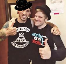 Libbylulubelle's tweet photo. Drumsticks lie. They say Josh has never worn a fedora when clearly he has. #liar #VoteHat https://t.co/Xc7yDST6a9