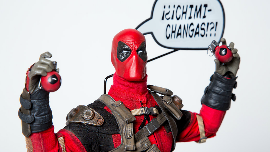 IGN's tweet photo. Deadpool's @collectsideshow figure has killer weapons (and jokes). https://t.co/ch3Y0qjSij https://t.co/3JAwg3W4Dl