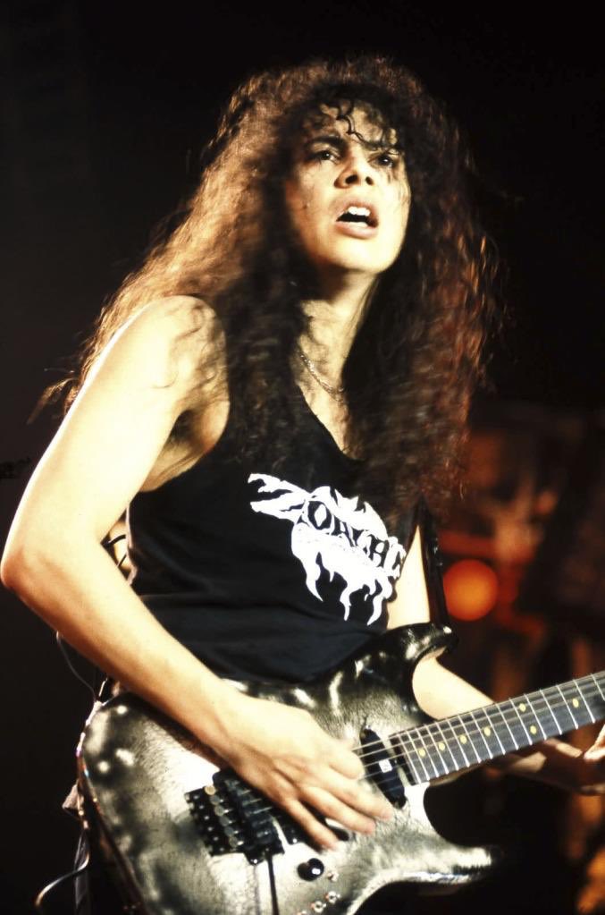 Happy birthday to this badass and one of my absolute favourites, Kirk Hammett of Metallica  