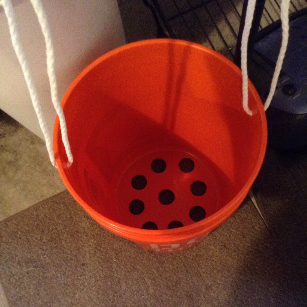 CGolf11 on Twitter "This 5 gallon pail/homemade drift sock slowed the