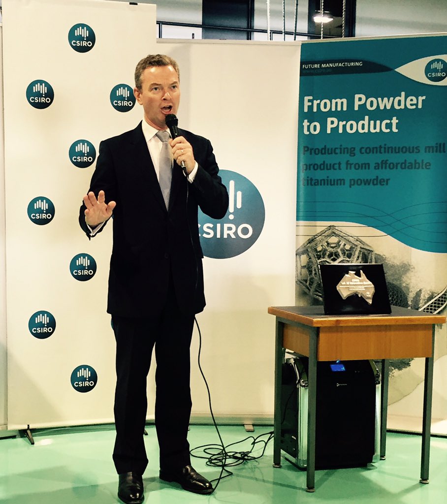 leon_prentice's tweet photo. Thanks for opening #lab22ic #3dprinting #innovation at @CSIROnews! @AdditiveAlex @CrystalLadiges https://t.co/8h0zHSQavn