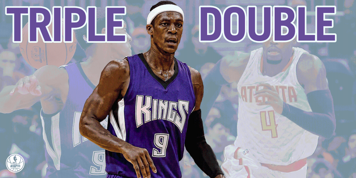 ESPNNBA's tweet photo. 12 games, 4 triple-doubles for Rondo. You can't make this stuff up. https://t.co/uaa4xHq8dL