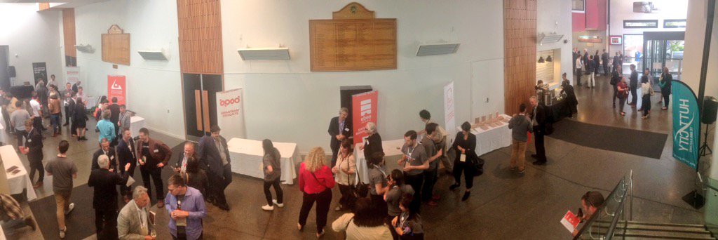 LightningLab's tweet image. Punters beginning to arrive for tonight's #LLMFG demo day! ⚡️#hardware