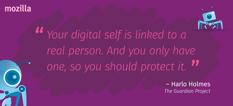 MozillaPH's tweet photo. Start looking out for your digital self! Get #SmartOn Tracking: https://t.co/ET3wiD8O67 #firefoxfriends https://t.co/alZihqpJPz