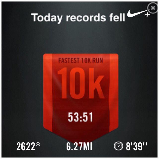 gocyclones's tweet photo. Fastest 10k. #RunNovember #nikeplus I just ran 6.27 mi with Nike+. https://t.co/sm84TA9zb1 #nikeplus https://t.co/89H1VQ4Aan