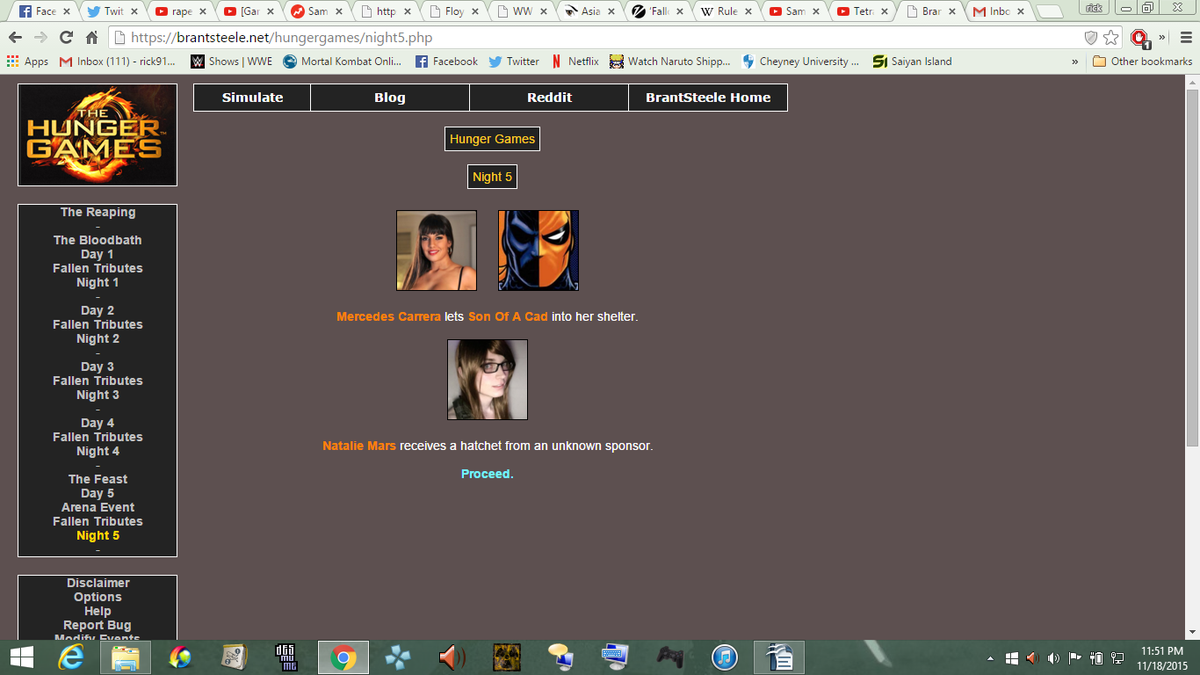 RickTheScorpion's tweet photo. And so ends the #DeadieHungerGames winners @TheMercedesXXX!
@mundanematt She did you wrong bro. #GamerGate https://t.co/rKwviOwZ8R