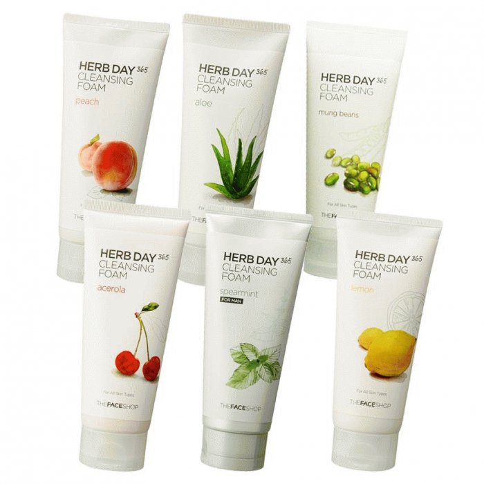 Ready Stock THE FACE SHOP Herb Day 365 Cleansing Foam #peach
Harga: 75.000