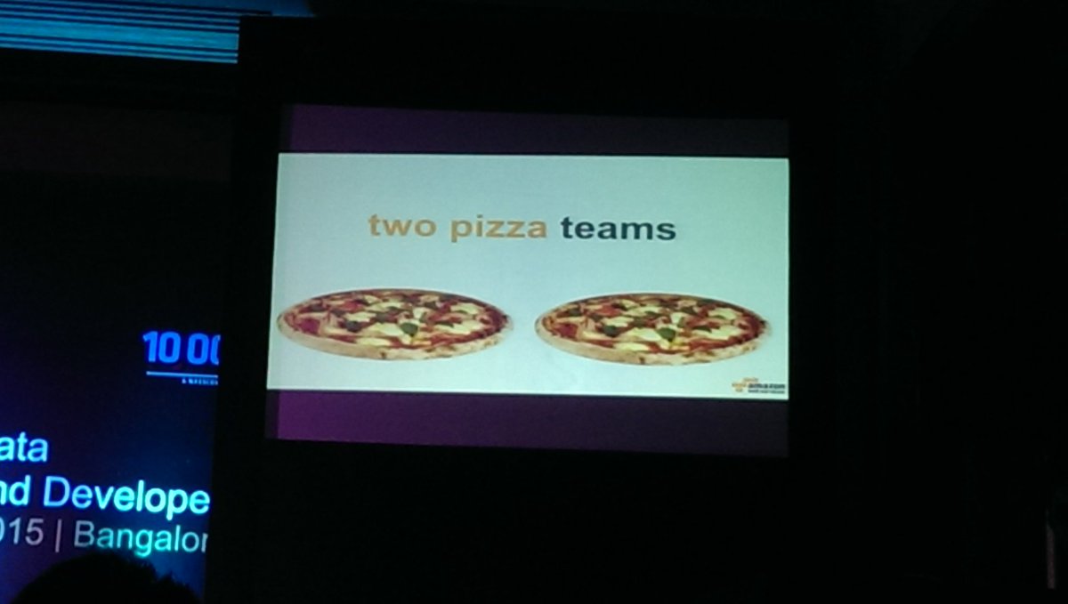 rahageer's tweet photo. You should have #TwoPizzasTeam  #AwsCloudKata @nasscomstartups @awsstartups https://t.co/A4Pqjmfg91