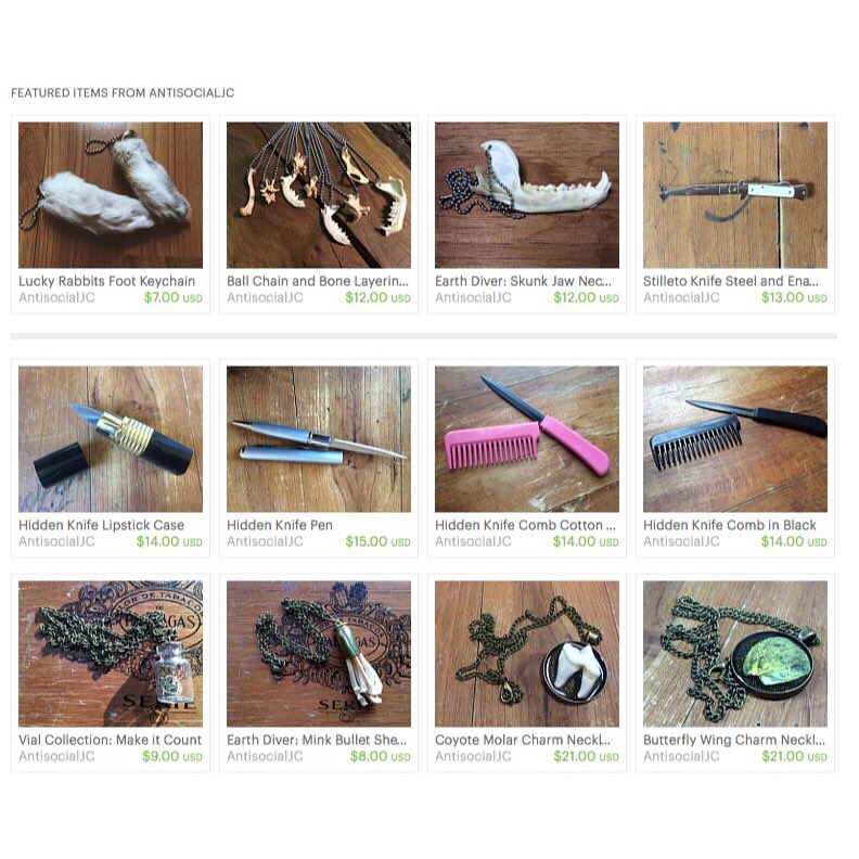 HudsonTradingJC's tweet photo. New items featured on Antisocial Jewelry's Etsy. https://t.co/raxuVQGfXK https://t.co/RQ86gxcZwv