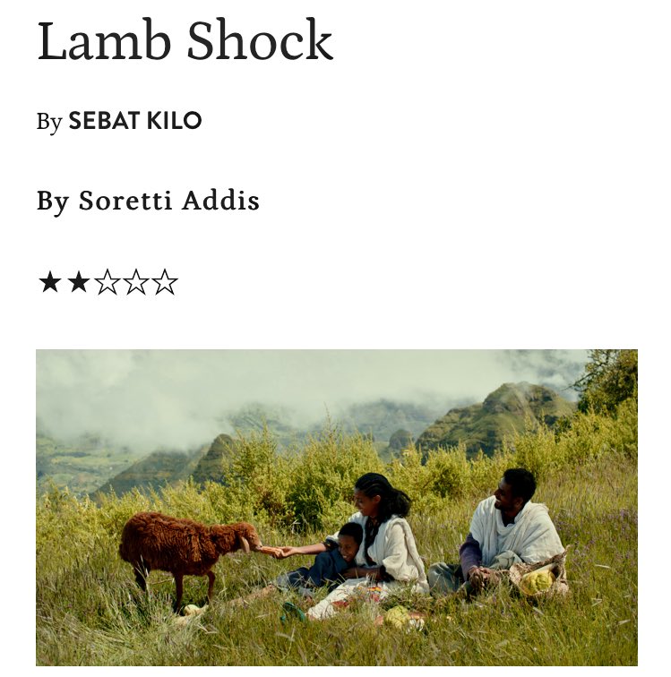 7_kilo's tweet photo. "Lamb Shock" a review of Yared Zelleke's Film 'Lamb' by our culture writer Soretti Addis. https://t.co/FOhPtJE5PC https://t.co/rWd5EKex2P