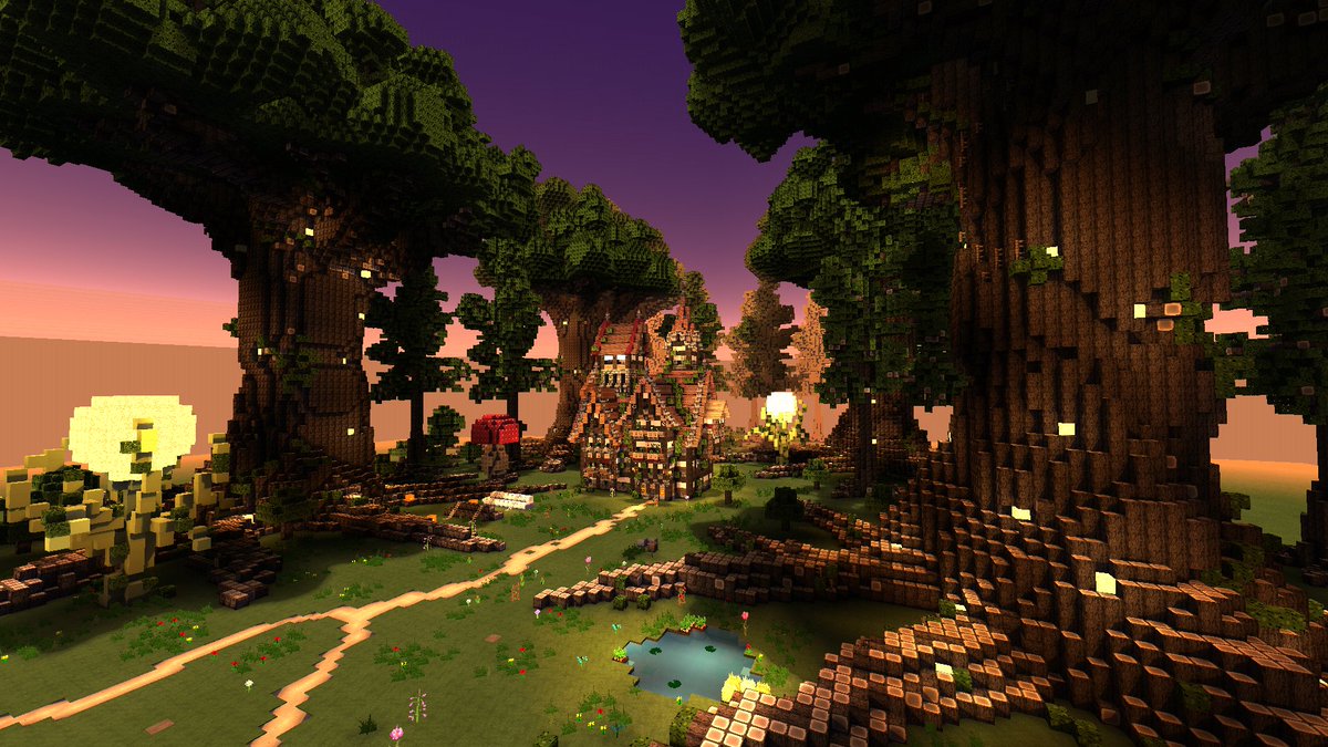 Schneid0124 Pa Twitter 魔女の住む家 幻想的でどこか怪しい雰囲気をかもしだすこの森にひっそりと佇んでいます Minecraft マインクラフト マイクラpe T Co 3zecjlggfj