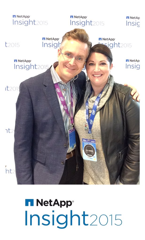 MadelineG331's tweet photo. Me &amp; my amazing presenter, Paul Traynor at the #InformandDelight #CouldntHaveDoneitWithoutHim #NetAppInsight @NetApp https://t.co/a7sdH9Fmxe