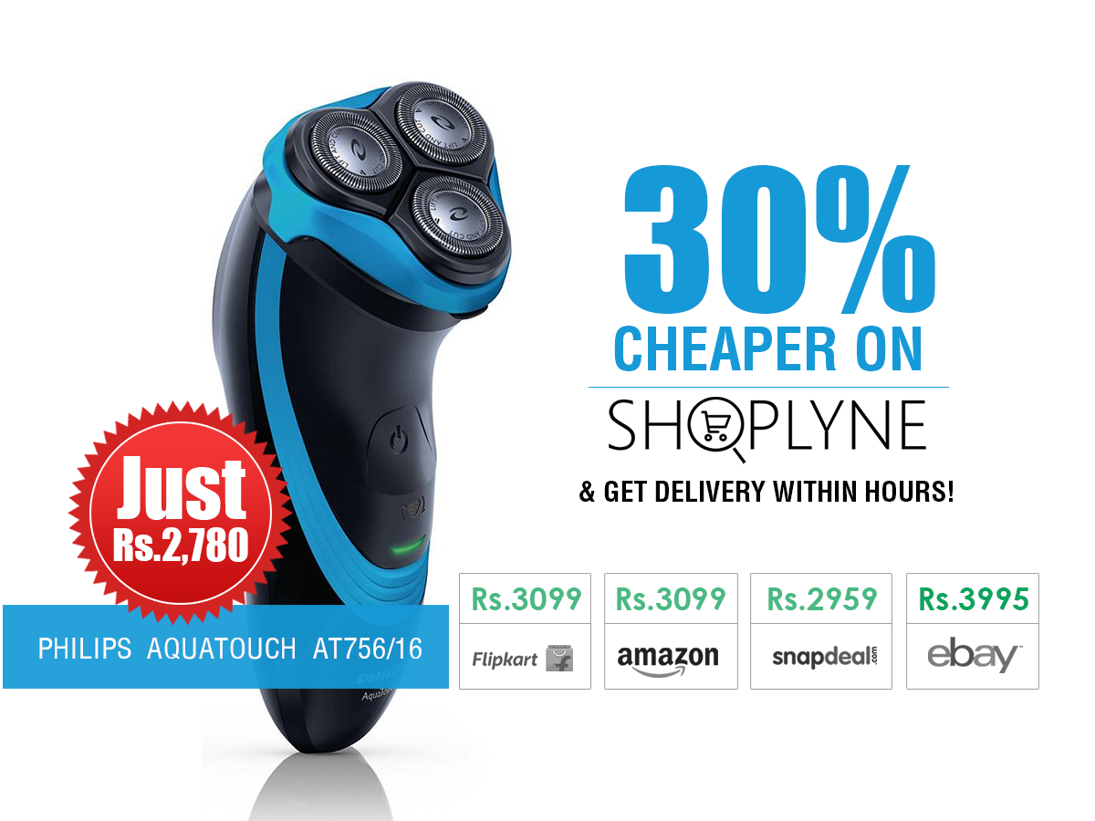 ShopLyneSocial's tweet photo. Buy this Philips AquaTouch Shaver for ONLY Rs. 2,780! Get #ShopLyne on https://t.co/T8uiadefXW #getsmartbuylocal https://t.co/nWXsKehauC