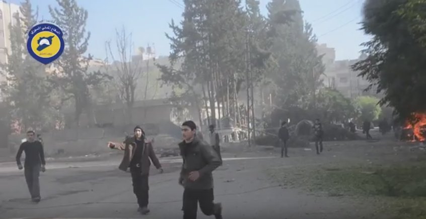 el_rio_rebelde's tweet photo. #Damasco
Bombardeo esta mañana en #Duma. según Baladi News con misiles
https://t.co/tXmH4YPpqY https://t.co/Mq7abCU4AT