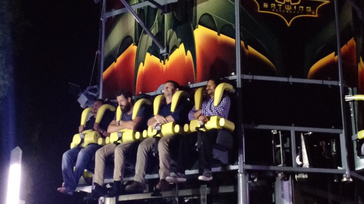 The GBST boys on the batman ride, #msauignite