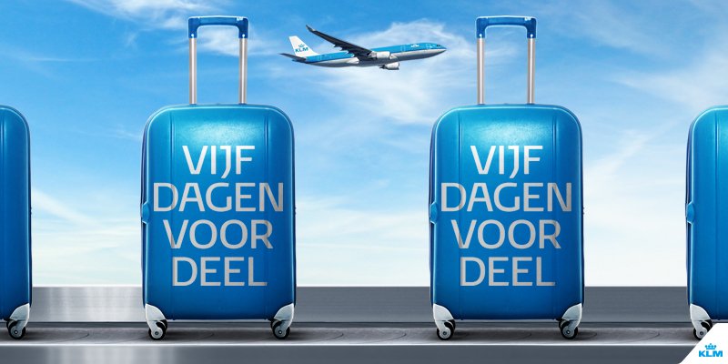 Pak je koffers maar vast, want ze zijn er weer: Vijf Dagen Voordeel! Boeken maar! klmf.ly/1iWWWBZ