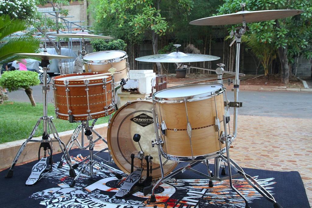 Current kit <a href="/CraviottoDrums/">Craviotto Drum Co.</a>
