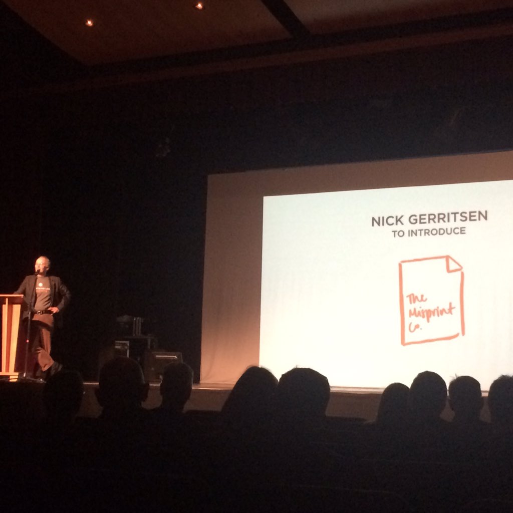 ColmKear's tweet image. Make money out of doing good -Nick Gerritsen introducing The Misprint Company #llmfg