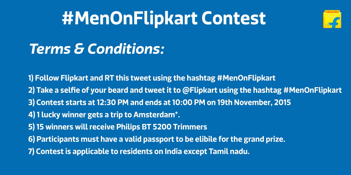 Flipkart's tweet image. Here's how to participate in our #MenOnFlipkart contest to win a trip to Amsterdam! bit.ly/1Ogq5Dx