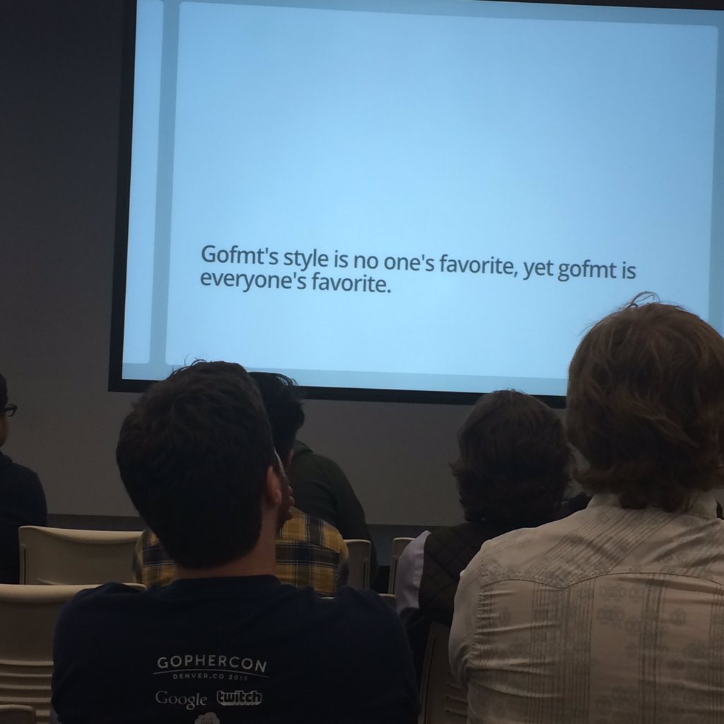 copyconstruct's tweet image. #gopherfest @rob_pike philosophies of #golang