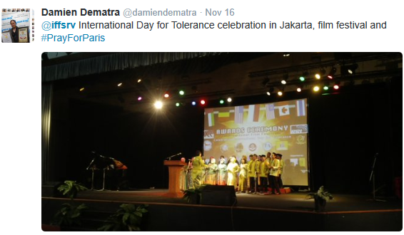 hariankompas's tweet photo. Merayakan Hari Toleransi dengan Film @damiendematra https://t.co/q2gGyaqmwM https://t.co/TxE5wxJZWG