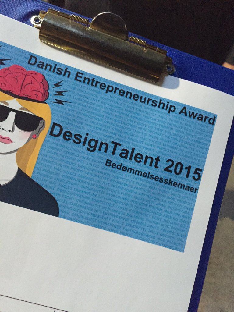 missmunter's tweet photo. Klar til jurytjans på #designtalent2015 #youngtrepreneur #designtalent #uge47 https://t.co/N95jEYlE2K