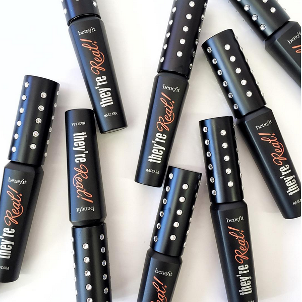 BenefitUK's tweet photo. Flash some lash! Who else is loving this limited-edition they’re Real! mascara?! #CrystalswithoutCommitment https://t.co/L98U4zV7wt