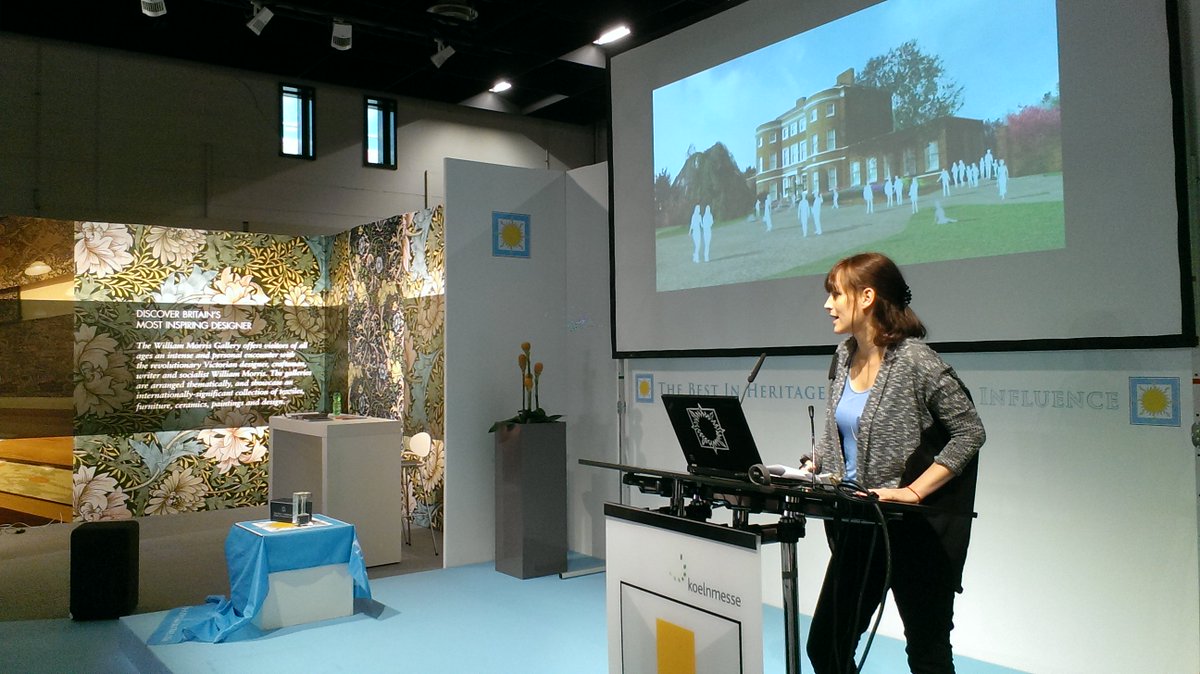 BestInHeritage's tweet image. Carien Kremer presenting @WMGallery at #Exponatec / #BestInHeritage