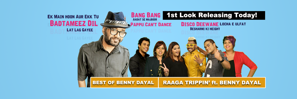 RaagatrippinRGT's tweet photo. #ReleasingTonight!! #BestofBennyDayal mashup teaser video featuring @Benny_Dayal with #RaagaTrippin. #acapellamusic https://t.co/ULdn1NnHxr
