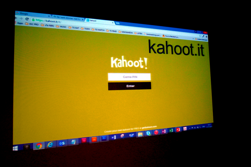 escbelgie's tweet photo. de #escwss ontbijtsessie starten we met een leuke en vooral bijzonder leerrijke @GetKahoot survey https://t.co/qLqAS24hCX