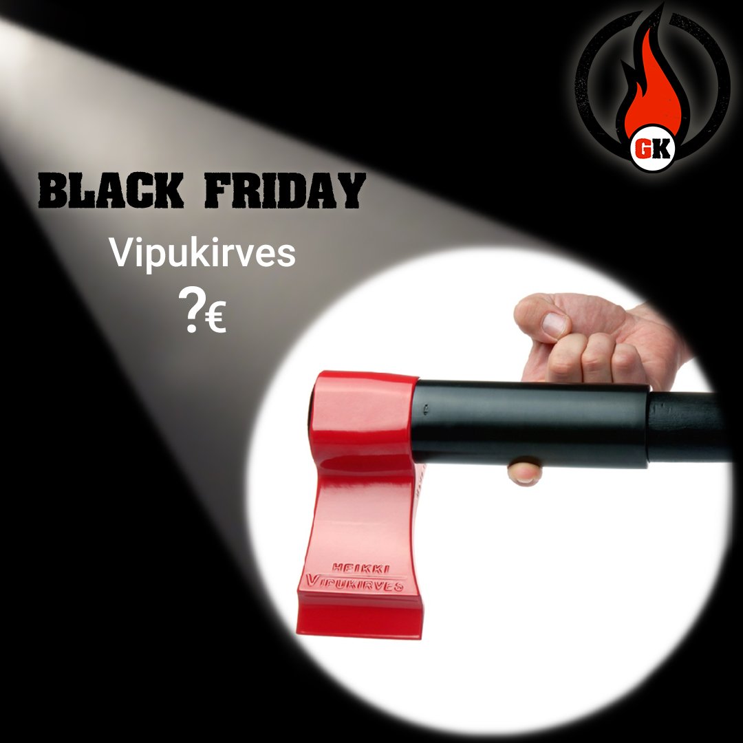 27.–29.11. vietetään #BlackFridayFi tapahtumaa. #BlackFriday #tarjous

Maailmalla suosittu suomalainen vipukirves.